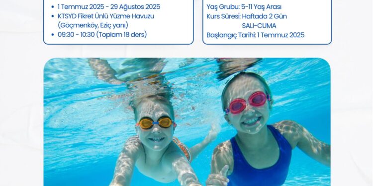 KTSYD YÜZME KURSU’NA KAYITLAR BAŞLADI