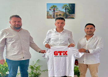 Gönyeli Tenis Kulübü’nden, Amcaoğlu’na teşekkür