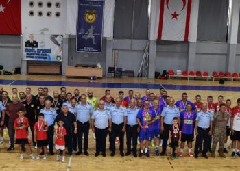Geleneksel 3’üncü Eybil Efendi Polis Salon Futbol Turnuvası’nın Şampiyonu Lefkoşa Polis Müdürlüğü B Takımı oldu