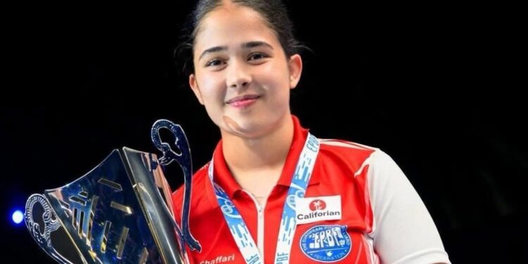 Avrupa Kadınlar Bilardo Şampiyonu Ghaffari yarın basınla bir araya gelecek