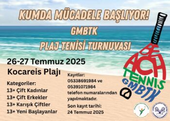 Tenis’te plaja iniyor