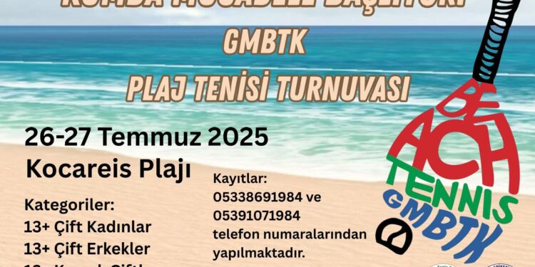 Tenis’te plaja iniyor