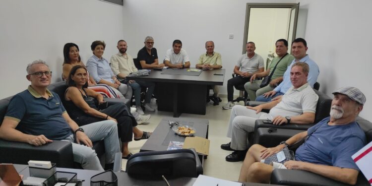 CTP Spor Komitesi, Üniversite Sporları Federasyonu’nu ziyaret etti