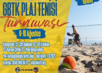 Girne’de Plaj Tenis Turnuvası