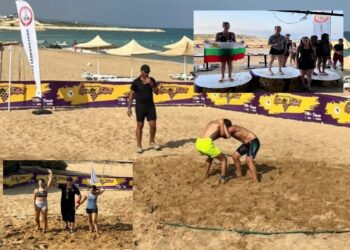 Mehmetçik Üzüm Festivali Plaj Güreş Turnuvası yapıldı