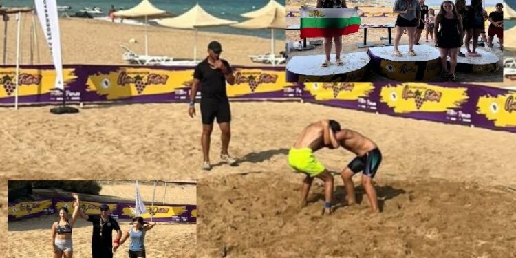 Mehmetçik Üzüm Festivali Plaj Güreş Turnuvası yapıldı