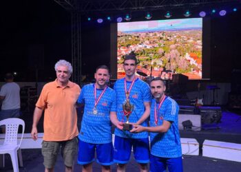 LEFKE ŞENLİKLERİNDE FUTBOL TENİSİ HEYECANI YAŞANDI