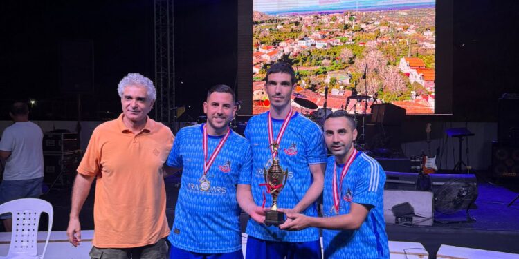 LEFKE ŞENLİKLERİNDE FUTBOL TENİSİ HEYECANI YAŞANDI