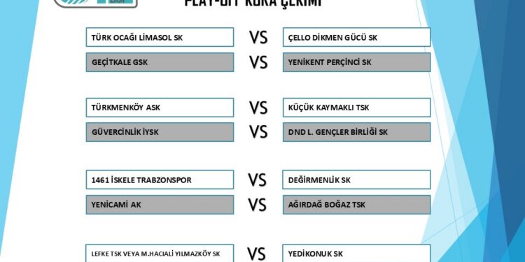 U15 LİGİ’NDE KURALAR ÇEKİLDİ