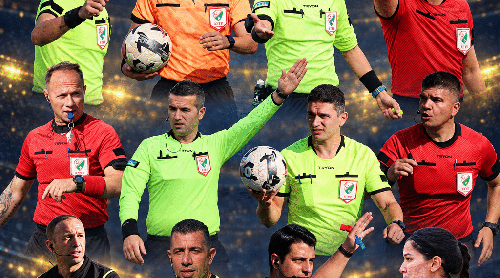 MAÇLARDA GÖREV YAPACAK HAKEMLER