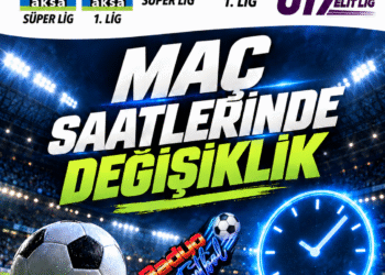 MAÇLAR 30 DAKİKA ERKENE ALINDI