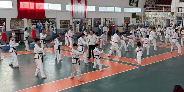 TAEKWONDOCULAR KAYSU ANISINA YARIŞTILAR